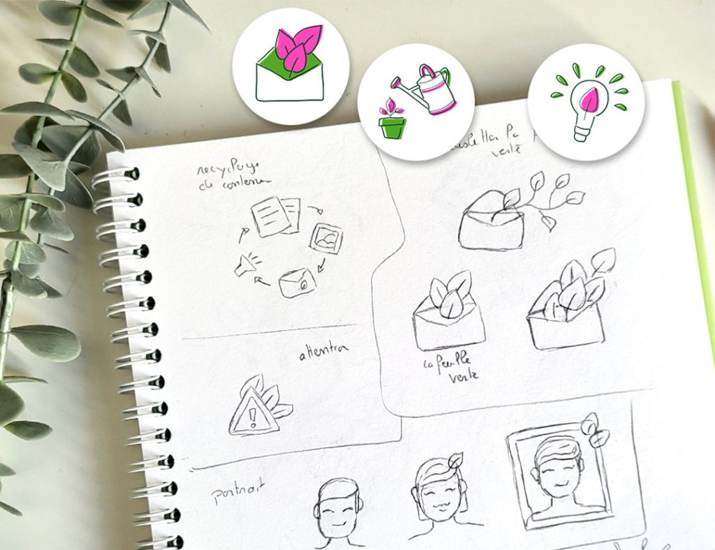 Un coup de pep’s : visuels pour Mademoiselle Durable